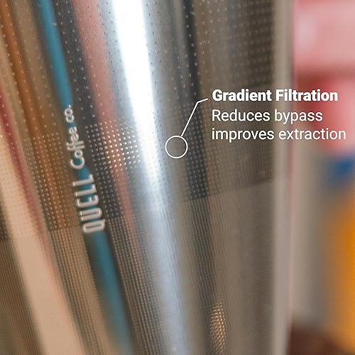 Miniatura 3 de Filtro de café reutilizable para goteros Hario V60-02 alternativa de onda de acero inoxidable para elaboración de cerveza sostenible