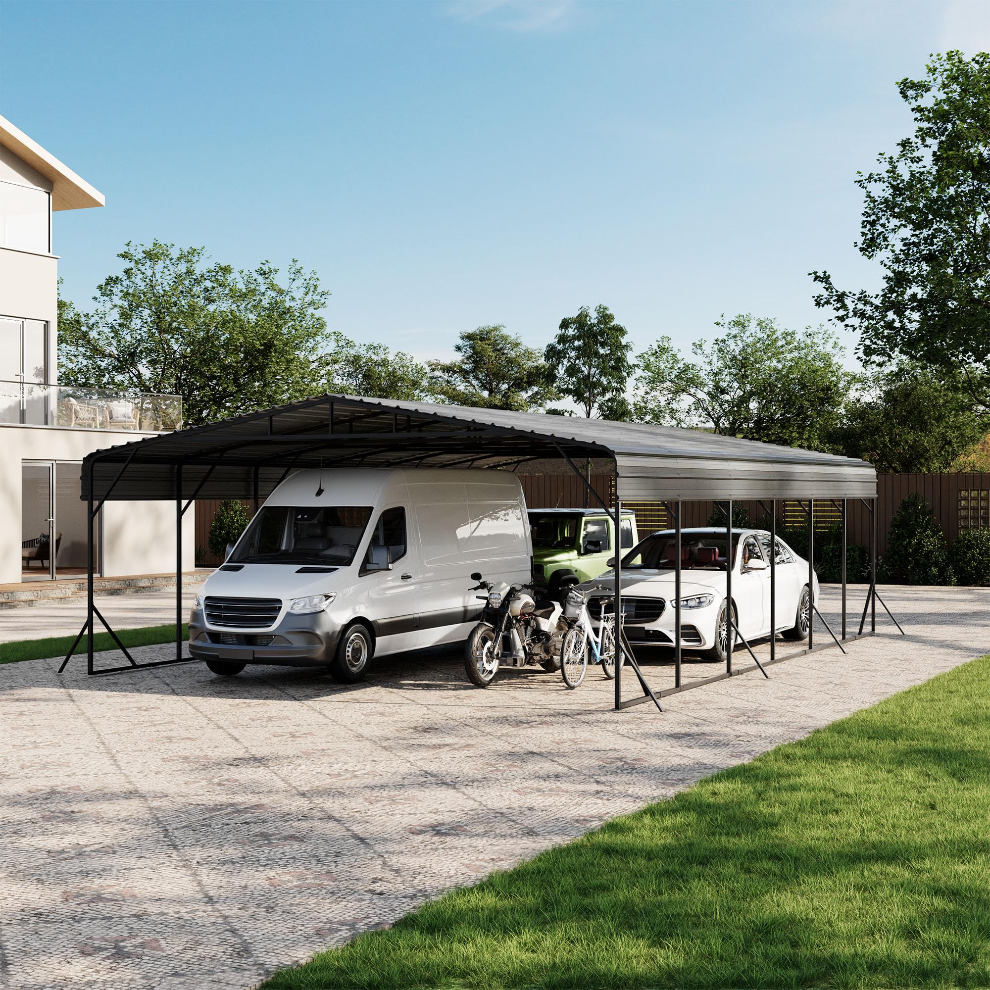 SUNBURY 20x30 Reinforced Metal Carport