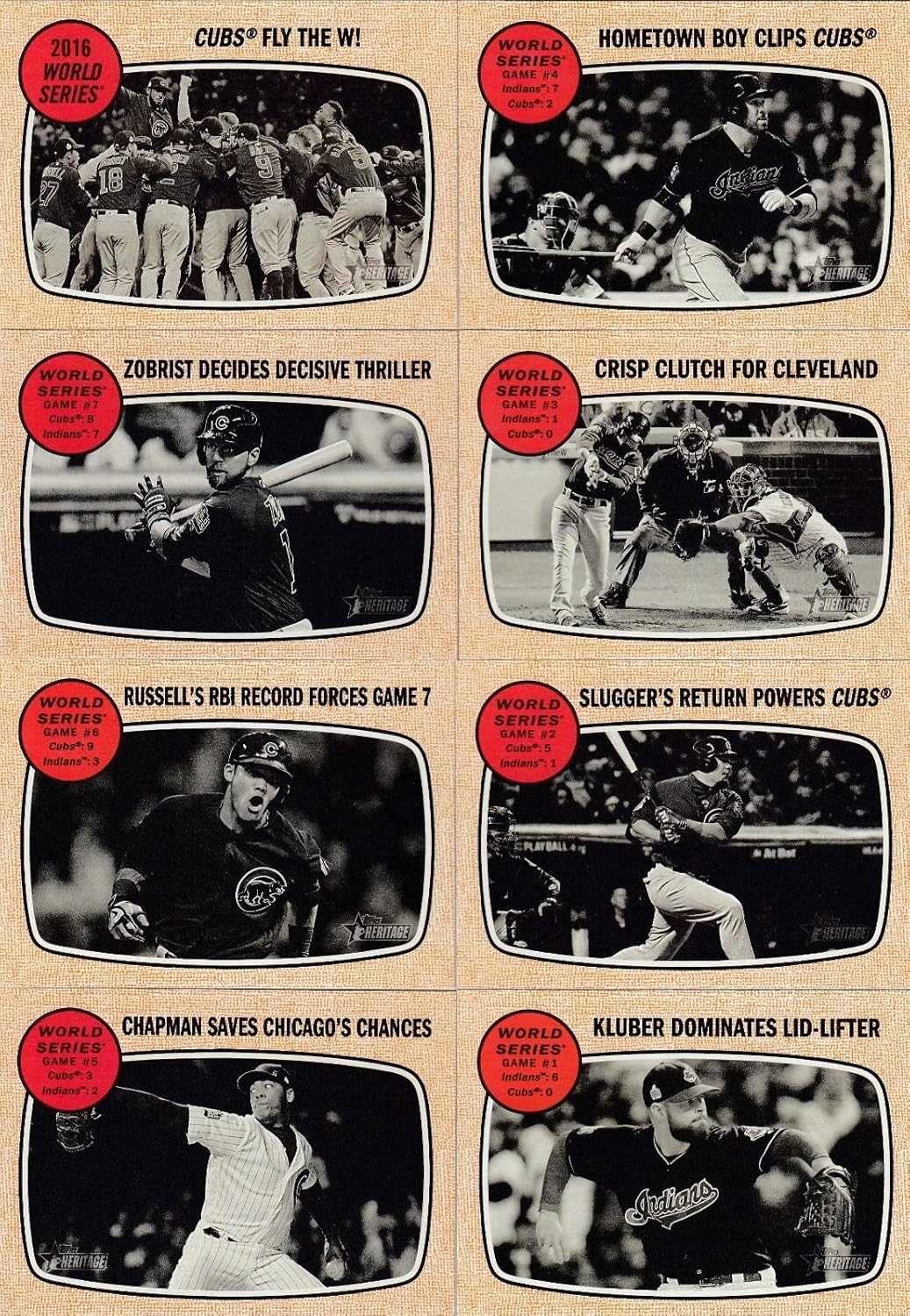 2017 Topps Heritage MLB Baseball Complete Mint Basic 400 Card Hand Collated Set Based Upon the Classic 1968 Topps Design