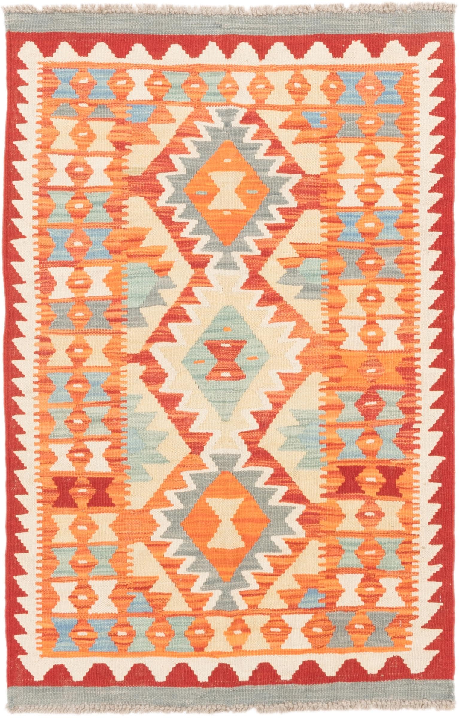 Tapis kilim afghan en pure laine pour créer un coin lecture cosy