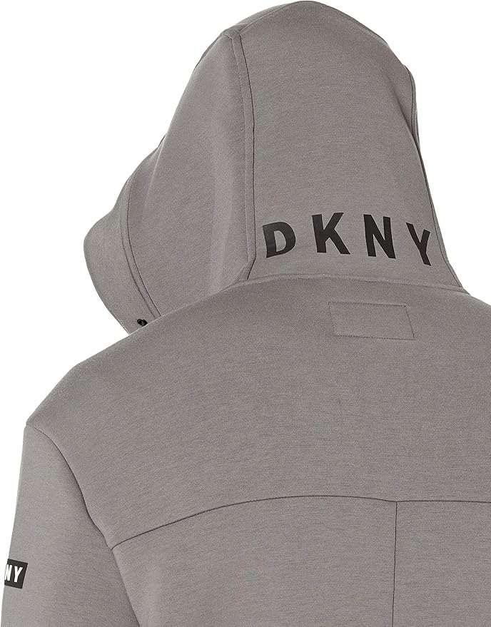 DKNY Men's Brian Hooded Neoprene Jacket Coat, Dark Grey, L: Buy Online at  Best Price in UAE - Amazon.ae