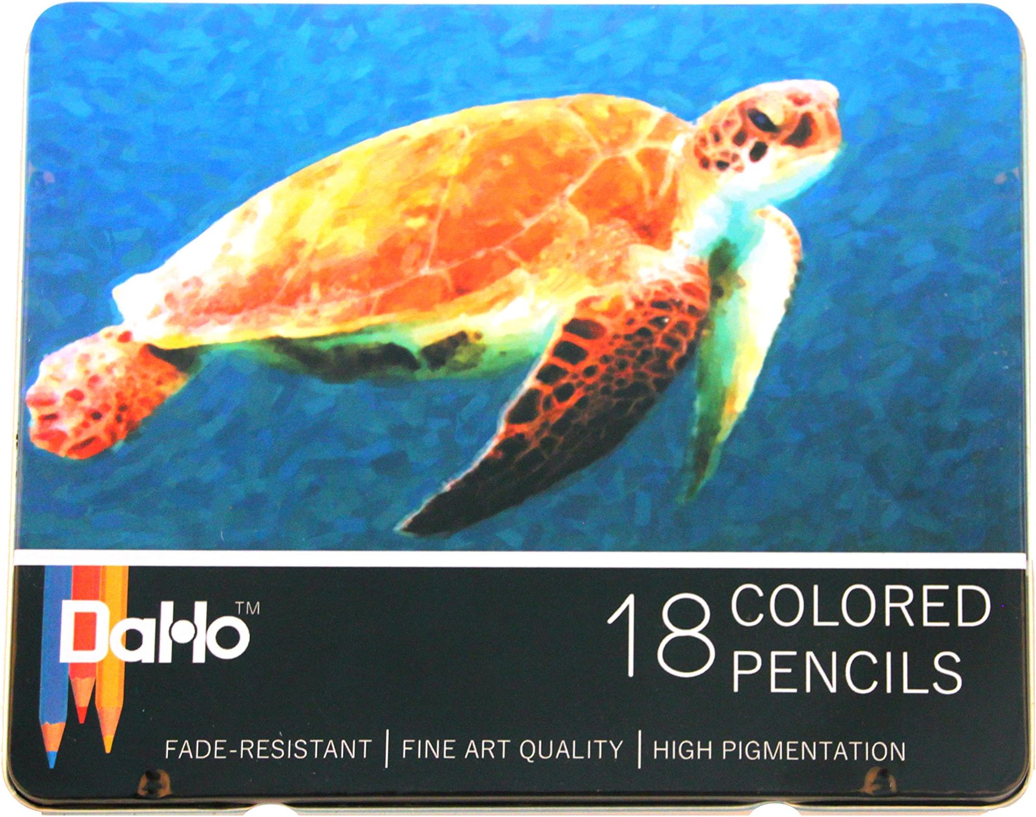 DaHo 18 Colored Pencils (Sea Turtle)