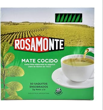 Yerba Mate Rosamonte Te Bags x 50