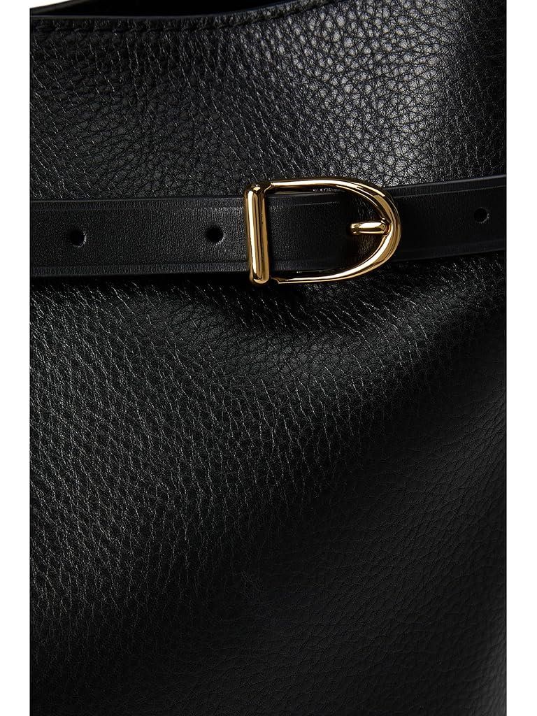 Black Madewell Belted Essentials Bucket Tote