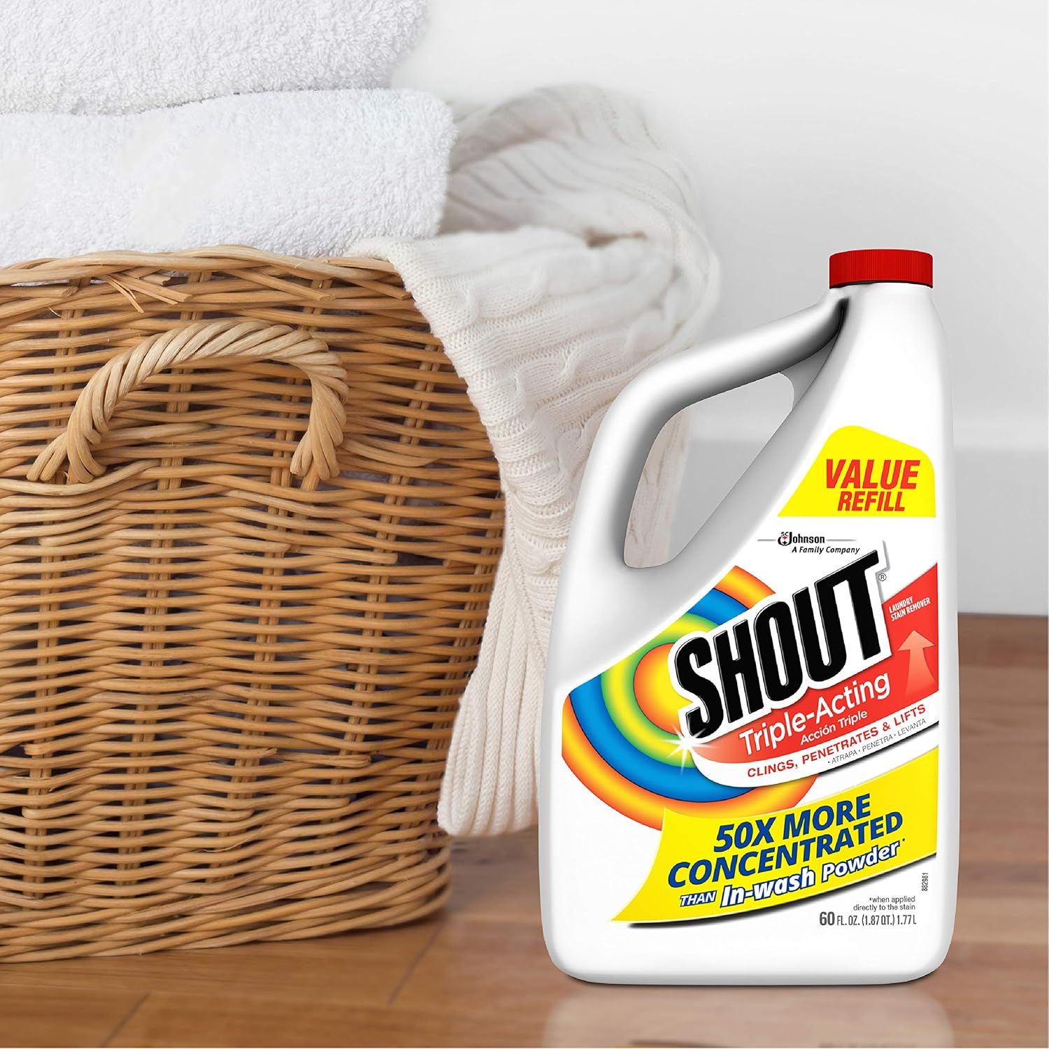 Shout Laundry LQ Refill - 60FL.OZ (Pack of 2)