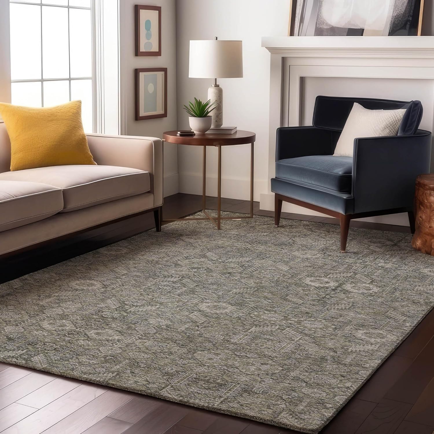 Addison Rugs Mayfield AMF574 Gray 9' x 12' Indoor Premium