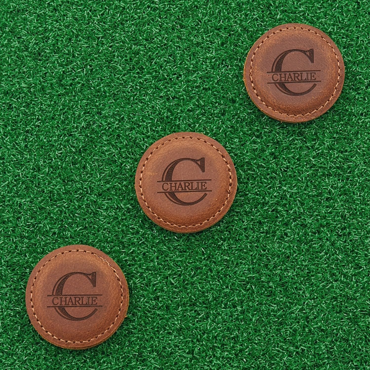 3 Pack Personalized Magnetic Golf Ball Marker Hat Clip for Putting Green, Funny Ball Markers Gift for Golf Lover