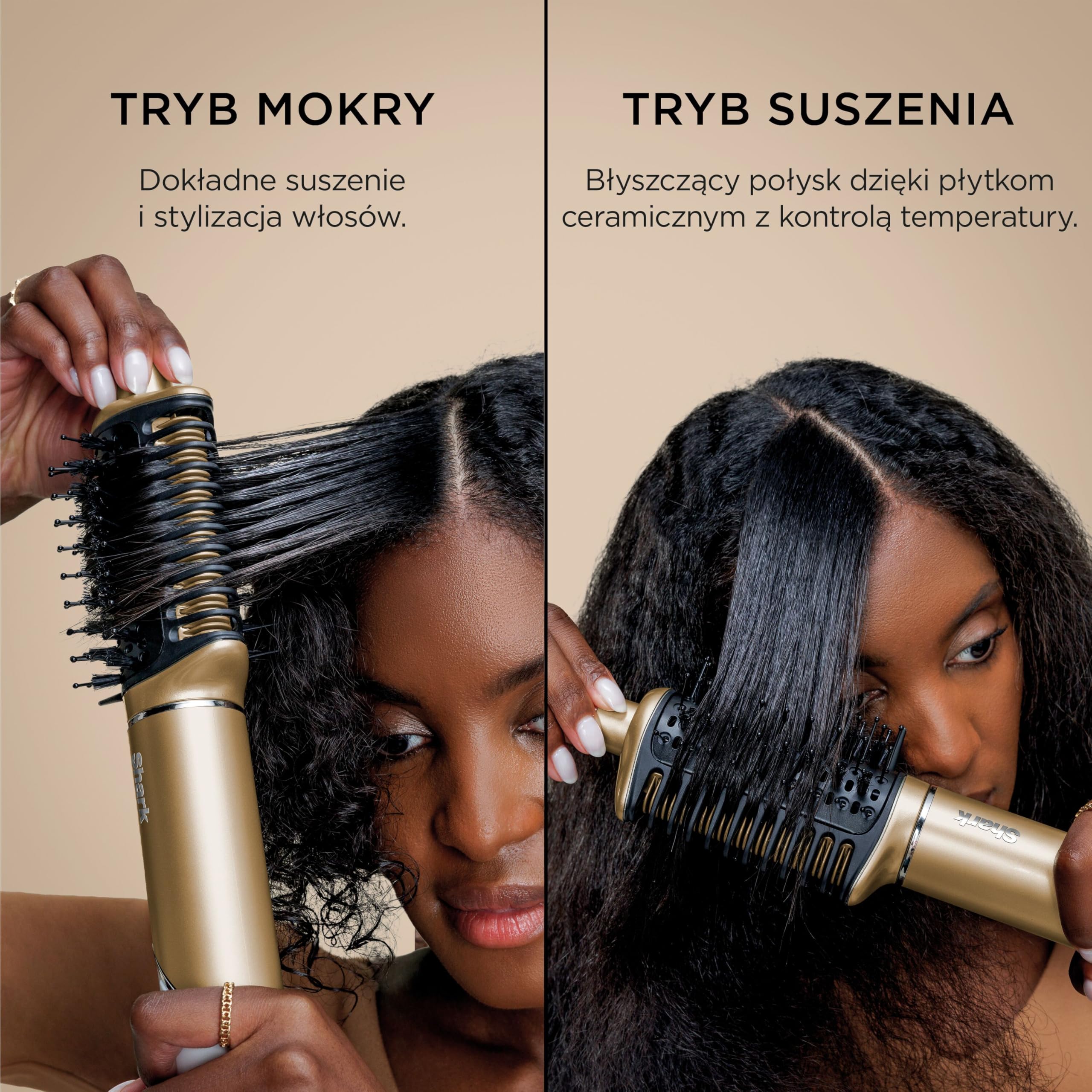 Shark Glam Sleek Straight, Waves & Curls Multi-Styler HD6051SEU