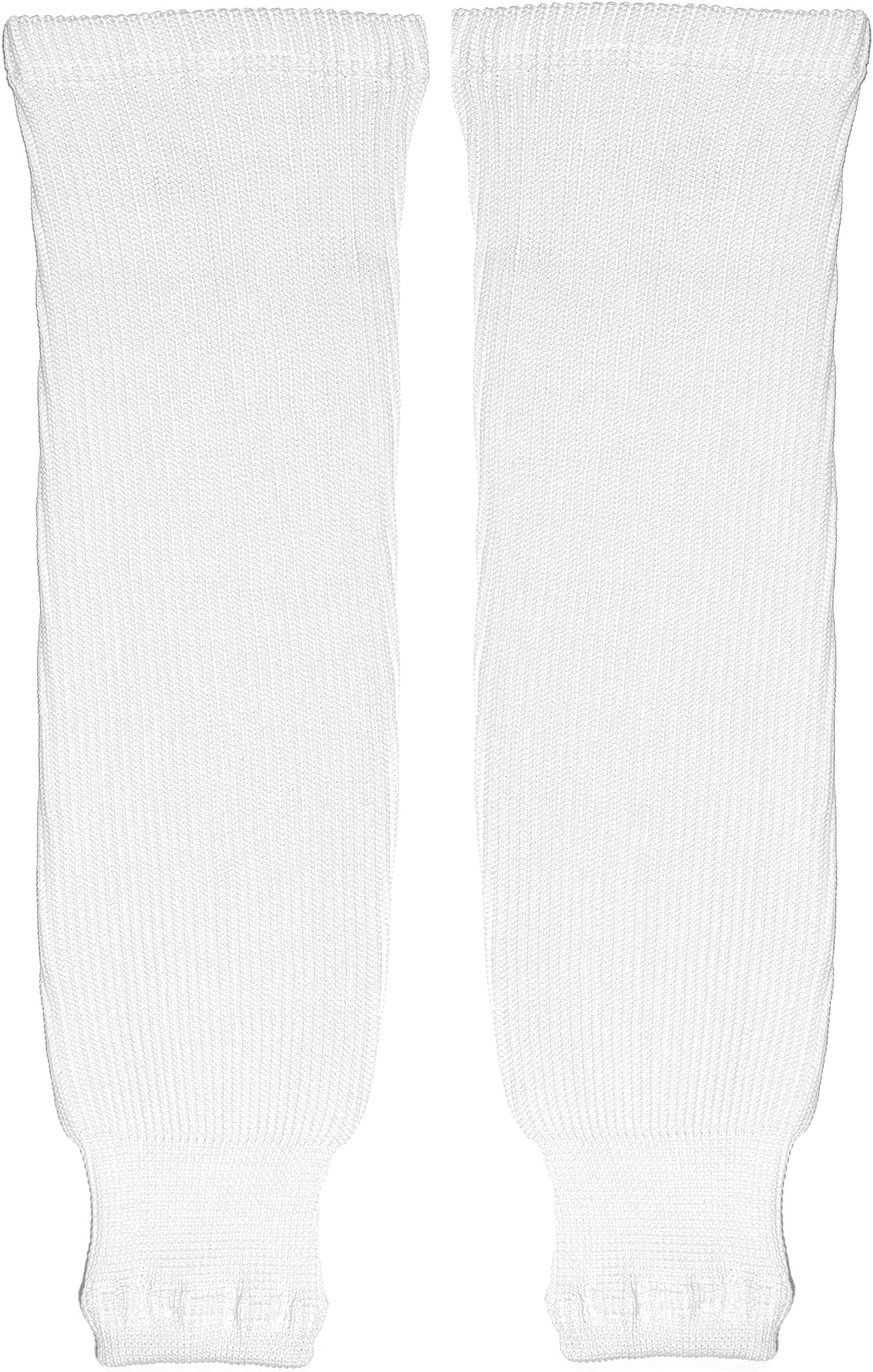 Pro Weight Solid Color Hockey Socks (White, Mite)