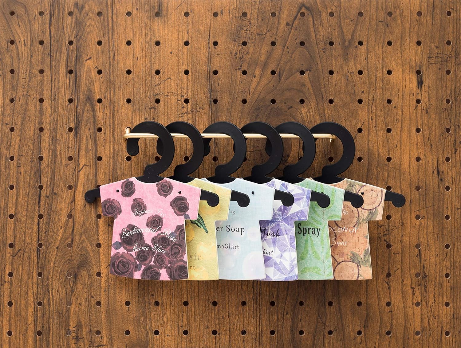 Fragrance Tag, サイズ:9.8×8.5cm 厚み1.6mm, Sentimental Rose