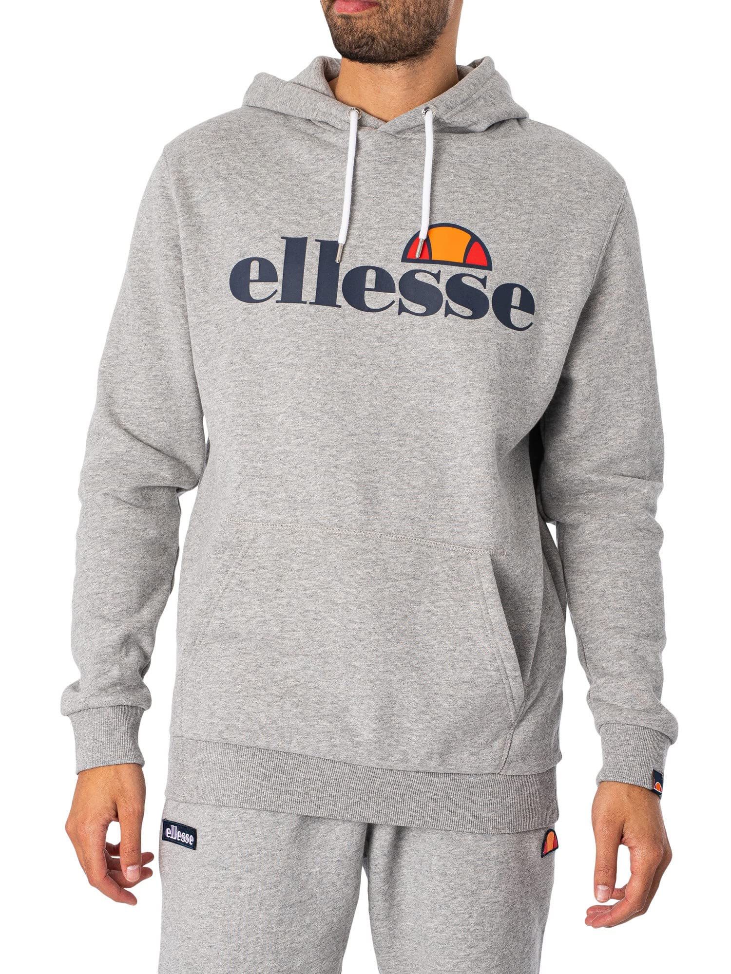 Ellesse Men Gottero Hoody - Grey Marl, X-Small