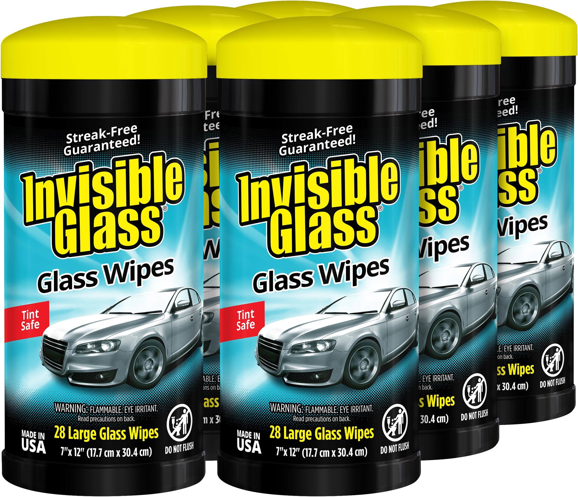 Stoner 90164-6PK 'Invisible Glass' Glass Cleaner Wipe (Pack of 6)