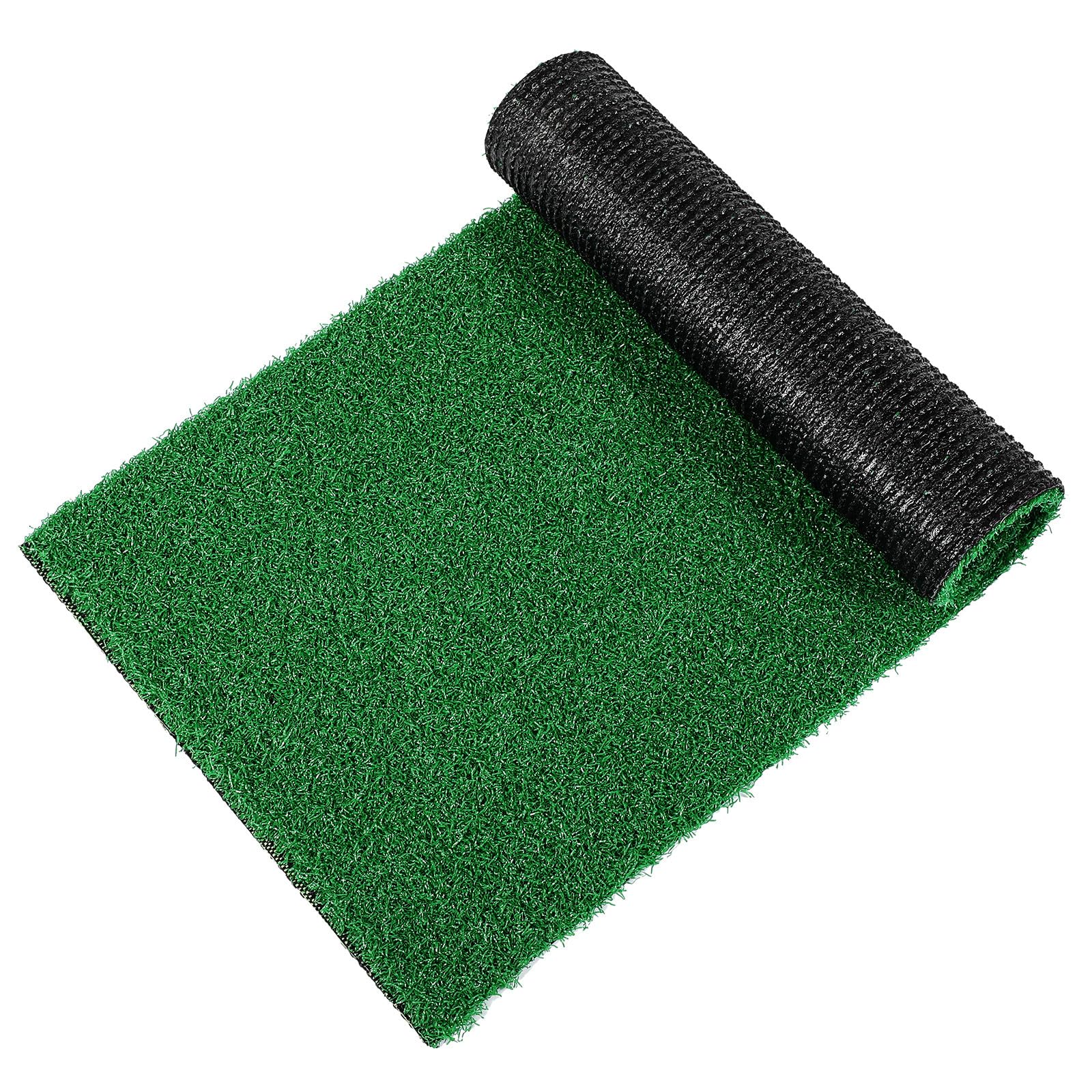 STOBAZA Terrain pour Tortue en Plastique Vert, Tapis de Gazon Synthétique Délicat pour Plateforme Flottante de Reptile, Adapté pour Aquarium et Petit Bassin
