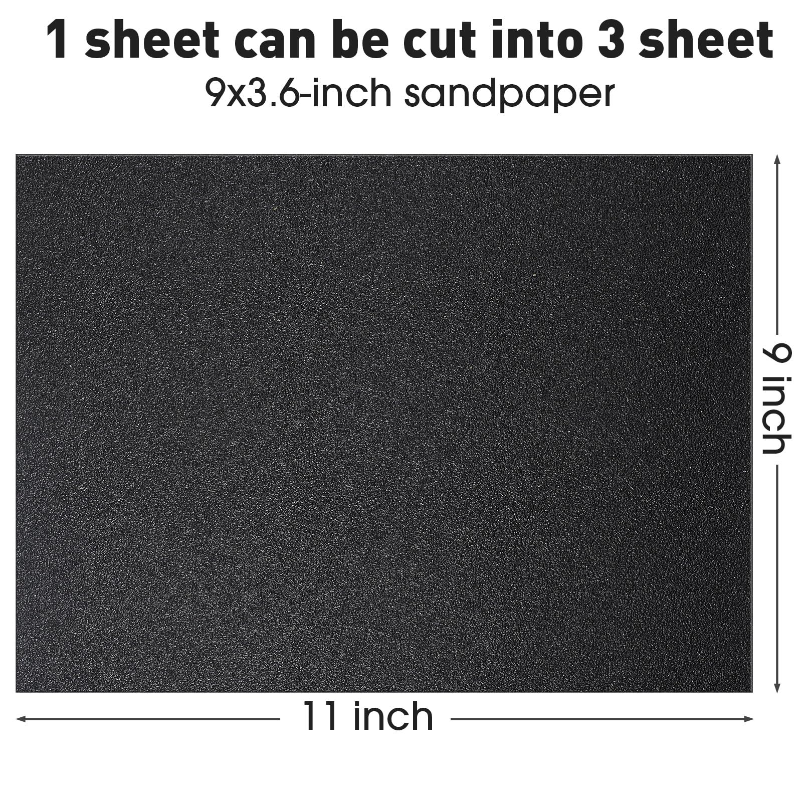 112 Stück Schleifpapier 60 bis 2000 sortierte Körnung trocken nass Schleifpapier 22,9 x 27,9 cm wasserdicht Schleifpapier Blätter für Metall Schleifen Holz Möbel Finishing Automotive Polieren
