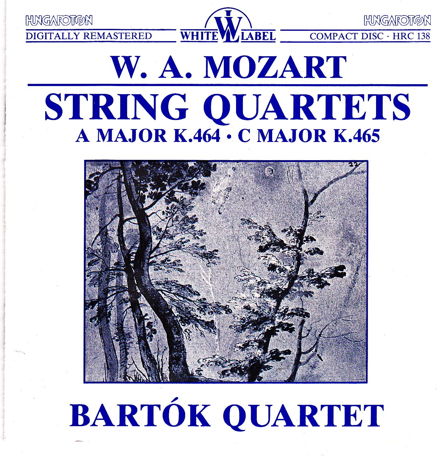 String Quartets K464 & K465 [Audio CD] Bartok Quartet,Mozart