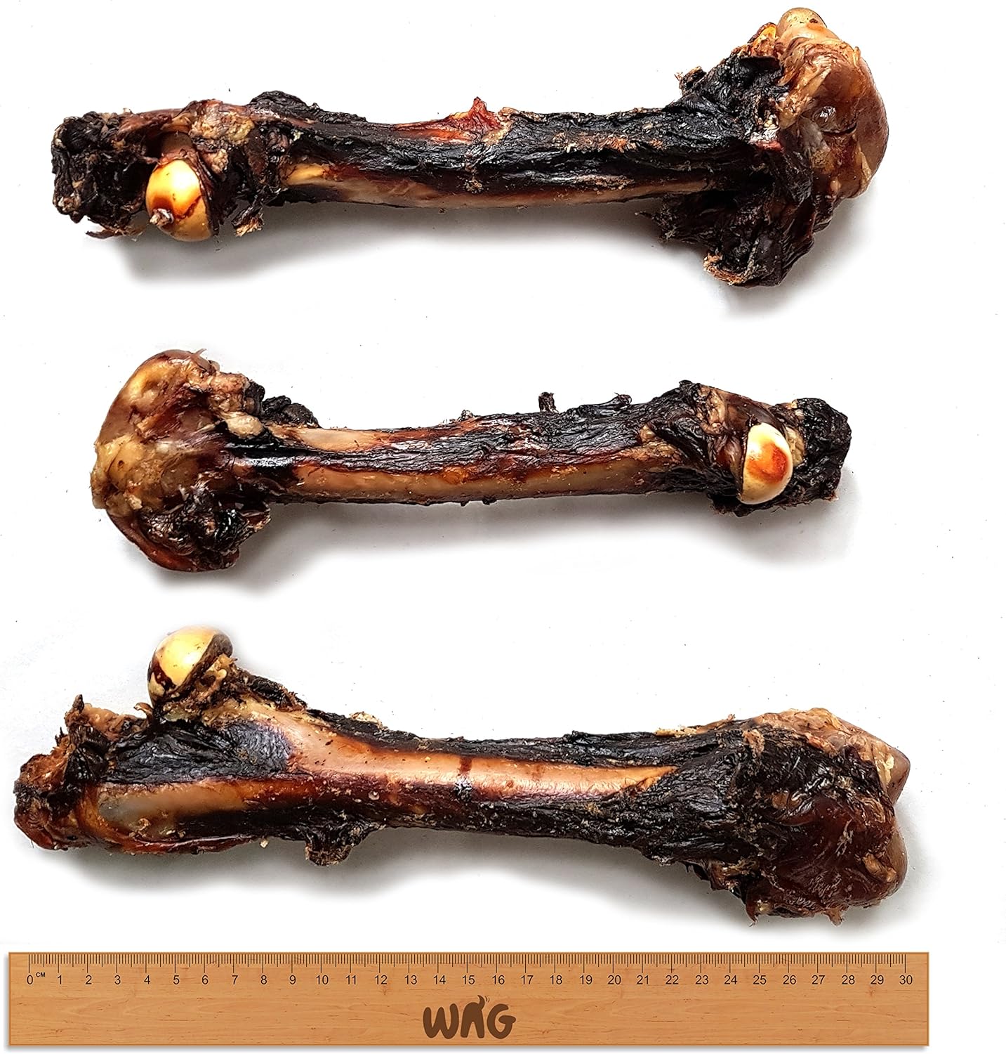 Get WAG Kangaroo Large Bone, Single Ingredient Australian Made, Pure Meat Hypoallergenic Dog Treat (4 Pack)