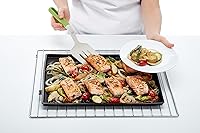 Vista 7 de Lekue Bandeja para hornear antiderrames de 12 x 16 pulgadas, color negro