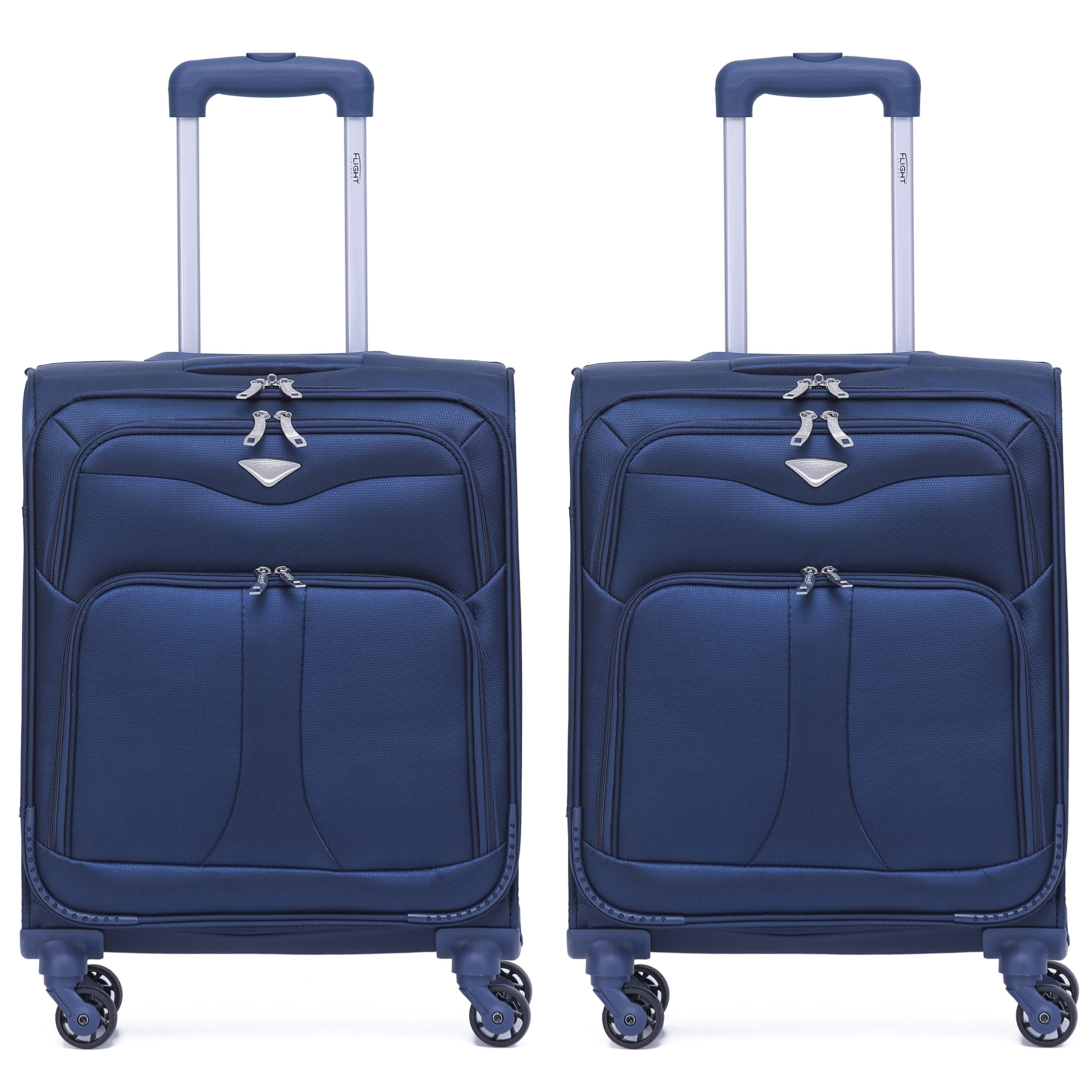 Flight Knight Lightweight 4 Wheel 800D Soft Case Suitcases Anti Crack Cabin & Hold Luggage Options Approved for Over 100 Airlines Including easyJet, BA & Many More! — view 16