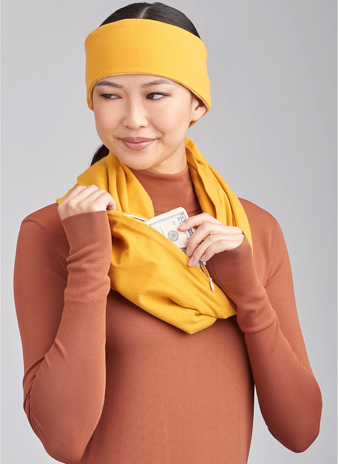Simplicity SS9658A Misses' Hats, Headband, Mittens in Sizes S-M-L, Cowl and Infinity Scarf A (S-M-L)