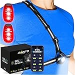 AVANTO Chest Light with (2) LED Safety Clip-Lights for Dog Walking, Night Walks, Biking | Reflective Gear for Walking, Running, Cycling, Strollers, Dogs, E-Bike, Scooters
