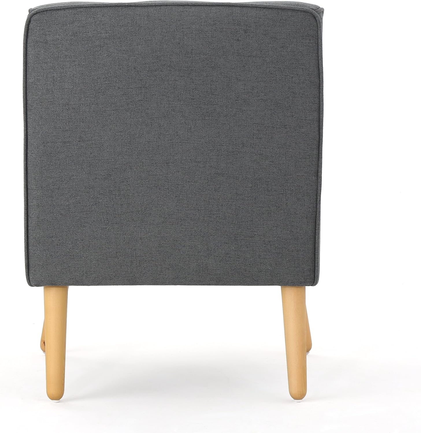 Christopher Knight Home Felicity Mid-Century Fabric Arm Chair, Charcoal 29.5D x 25W x 30.5H Inch