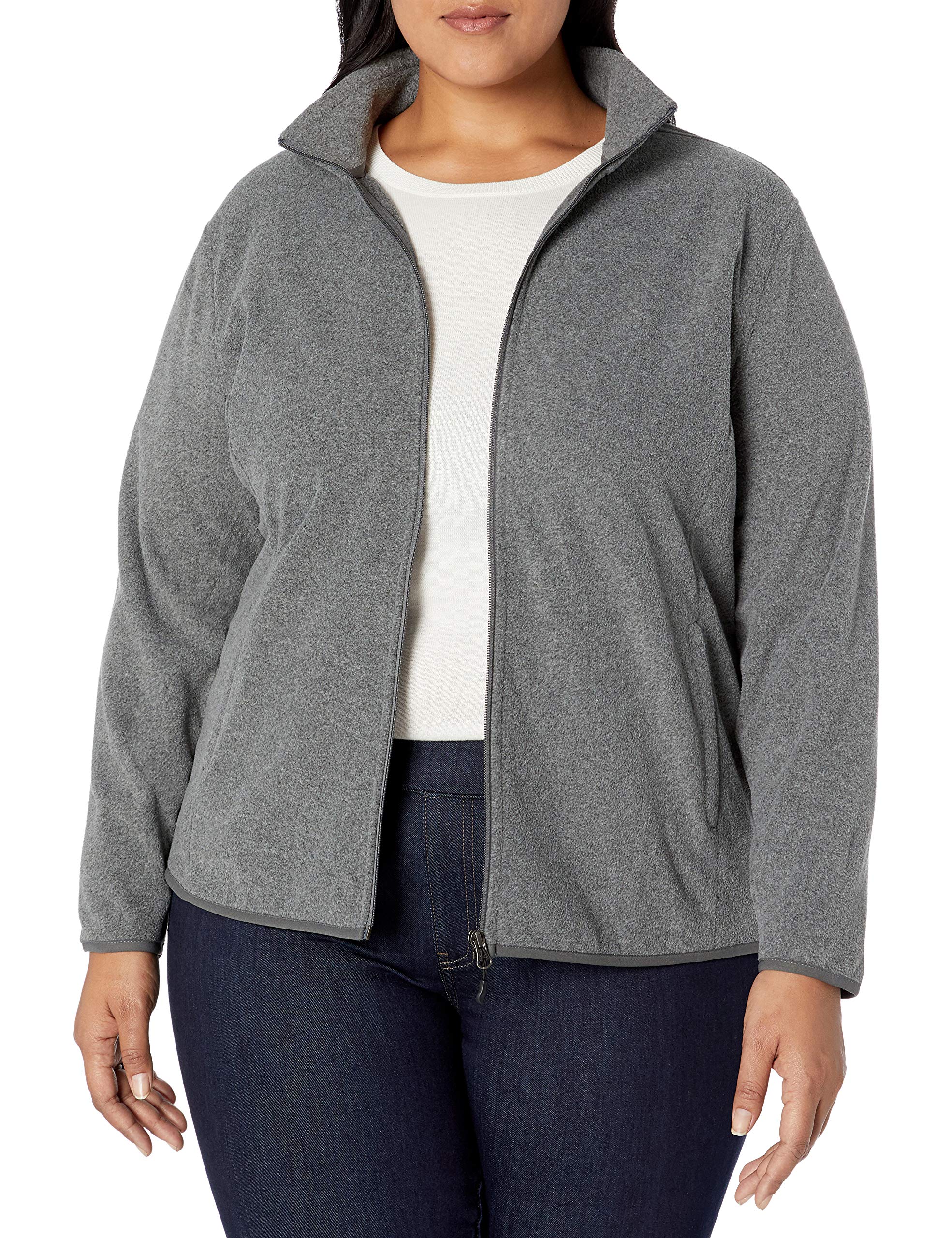 women's plus size polar fleece jacket