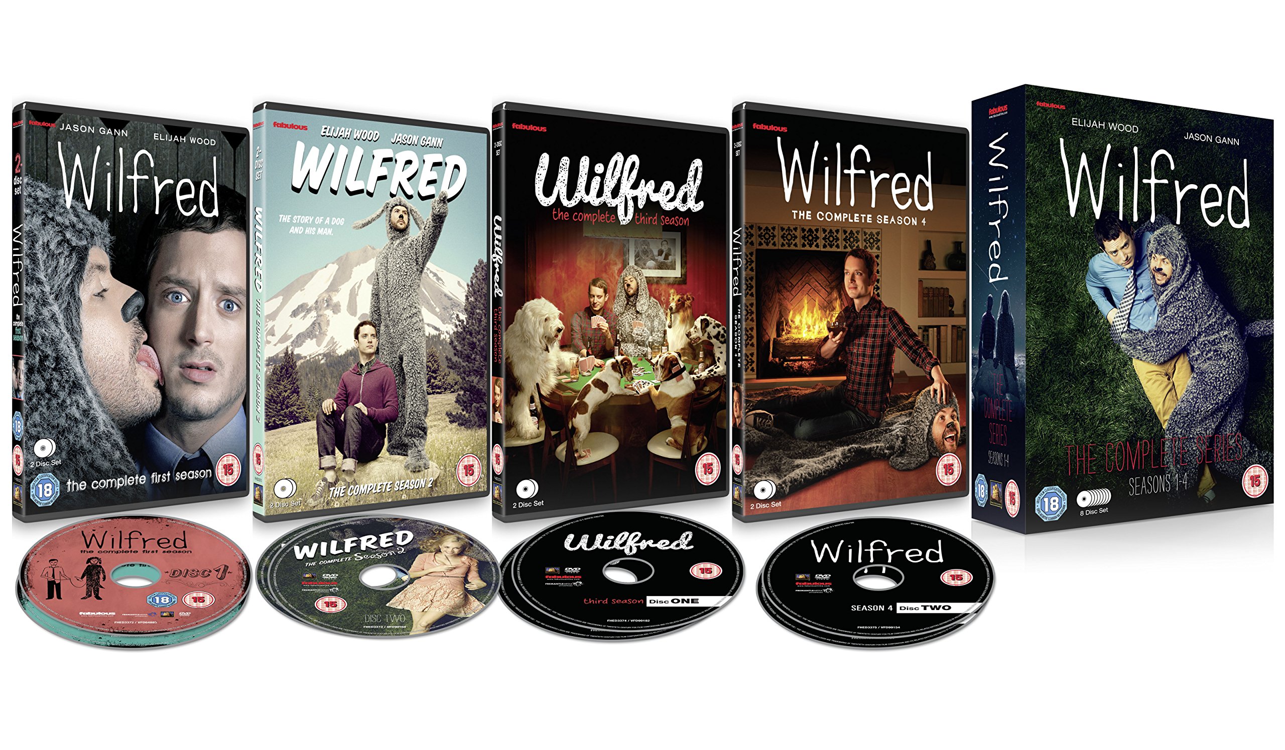 Wilfred - The Complete Series: Seasons 1-4 (8 disc box set) [DVD]
