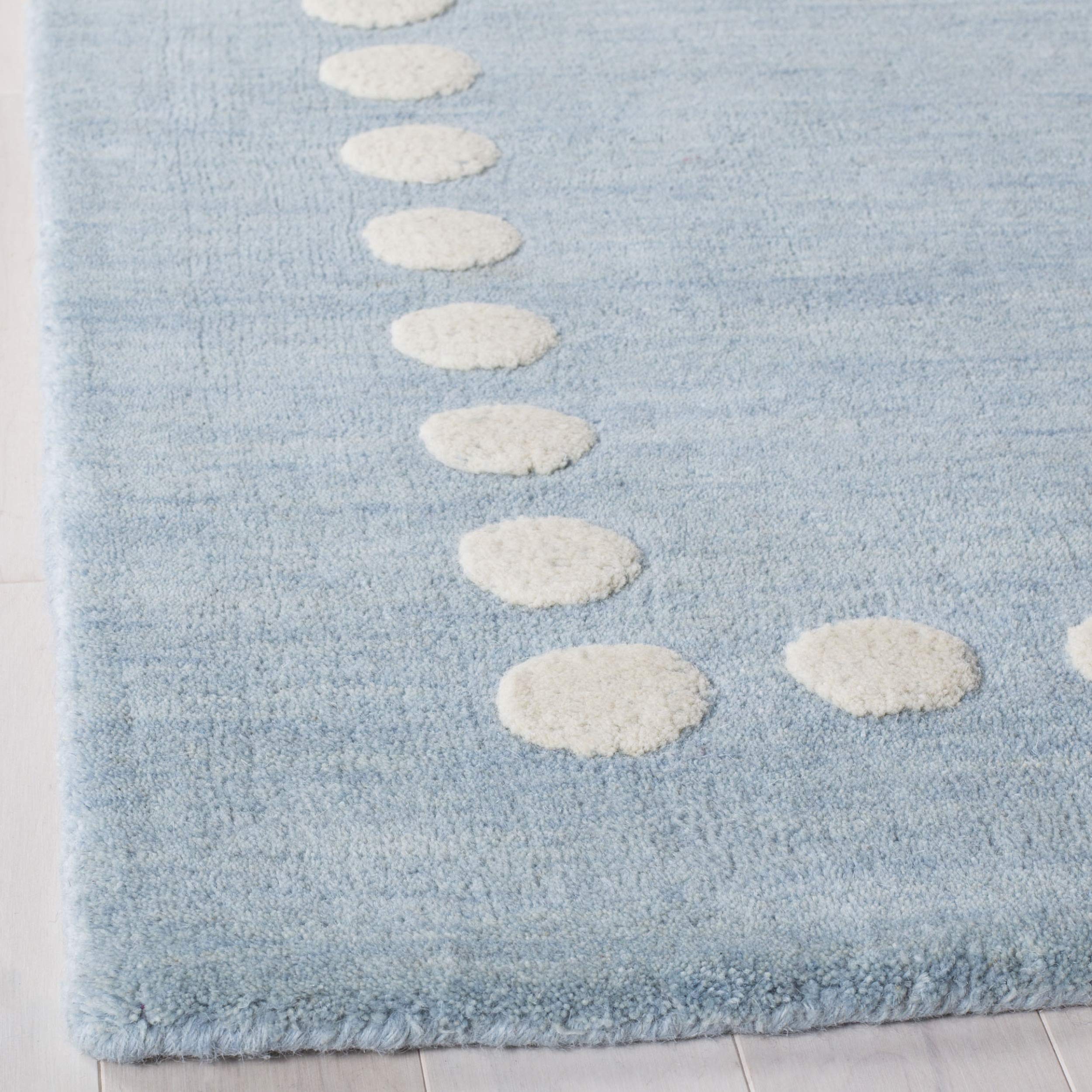 Safavieh Läufer Aus Polypropylen – Slate Blue, 2'5,1 Cm X 8', Weich Und Fusselfrei