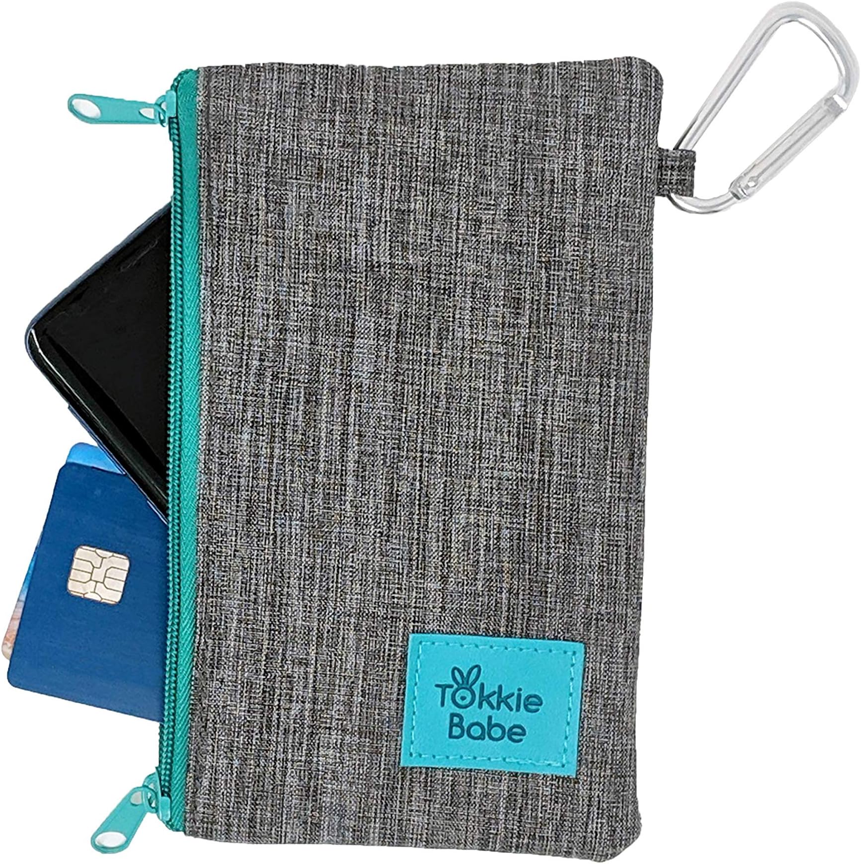 TOKKIE BABE Mini Storage Extension Pouch - Heather Grey