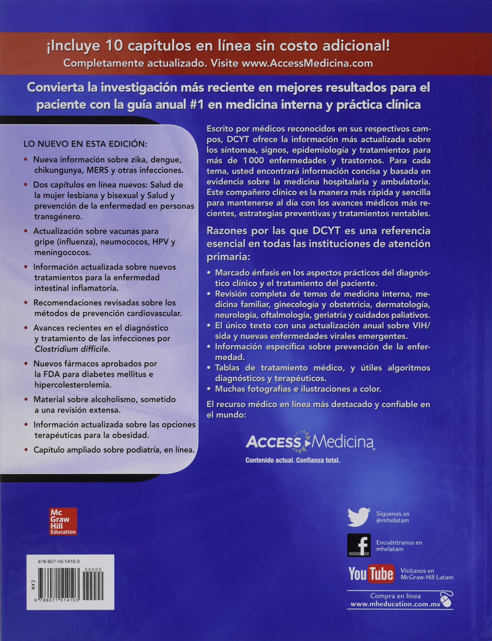 DIAGNOSTICO CLINICO Y TRATAMIENTO - 9786071514103
