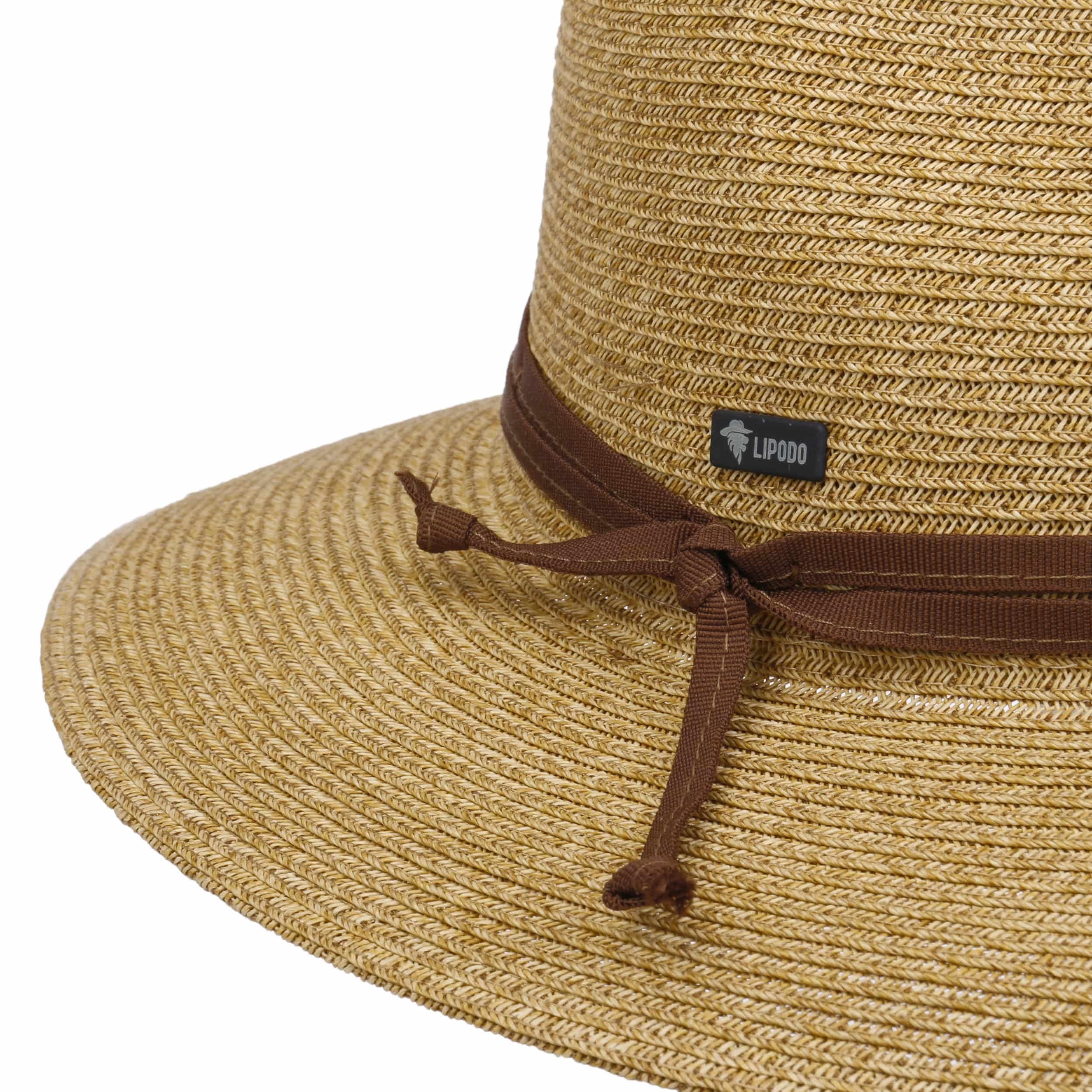 Lipodo Dimena Traveller Strohhut Made in Italy Herren Damen Sommer Winter