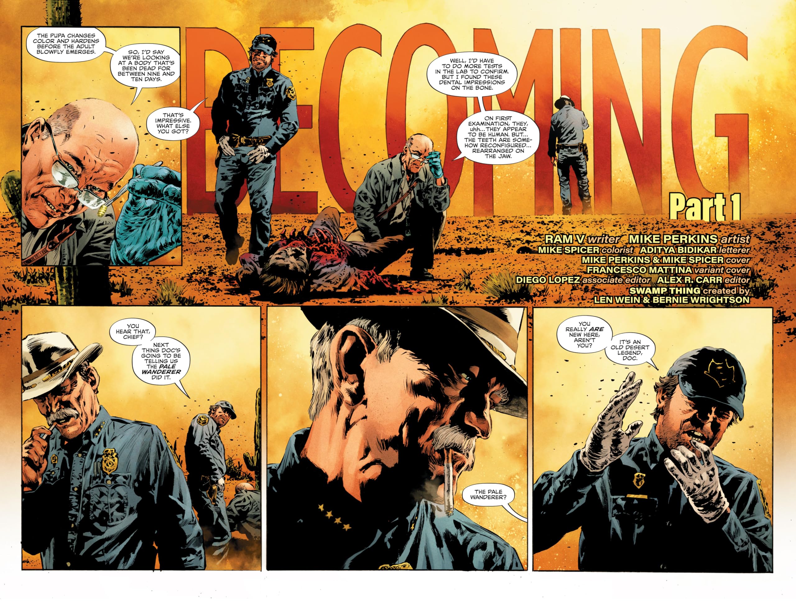 The Swamp Thing by Ram V and Mike Perkins Omnibus
