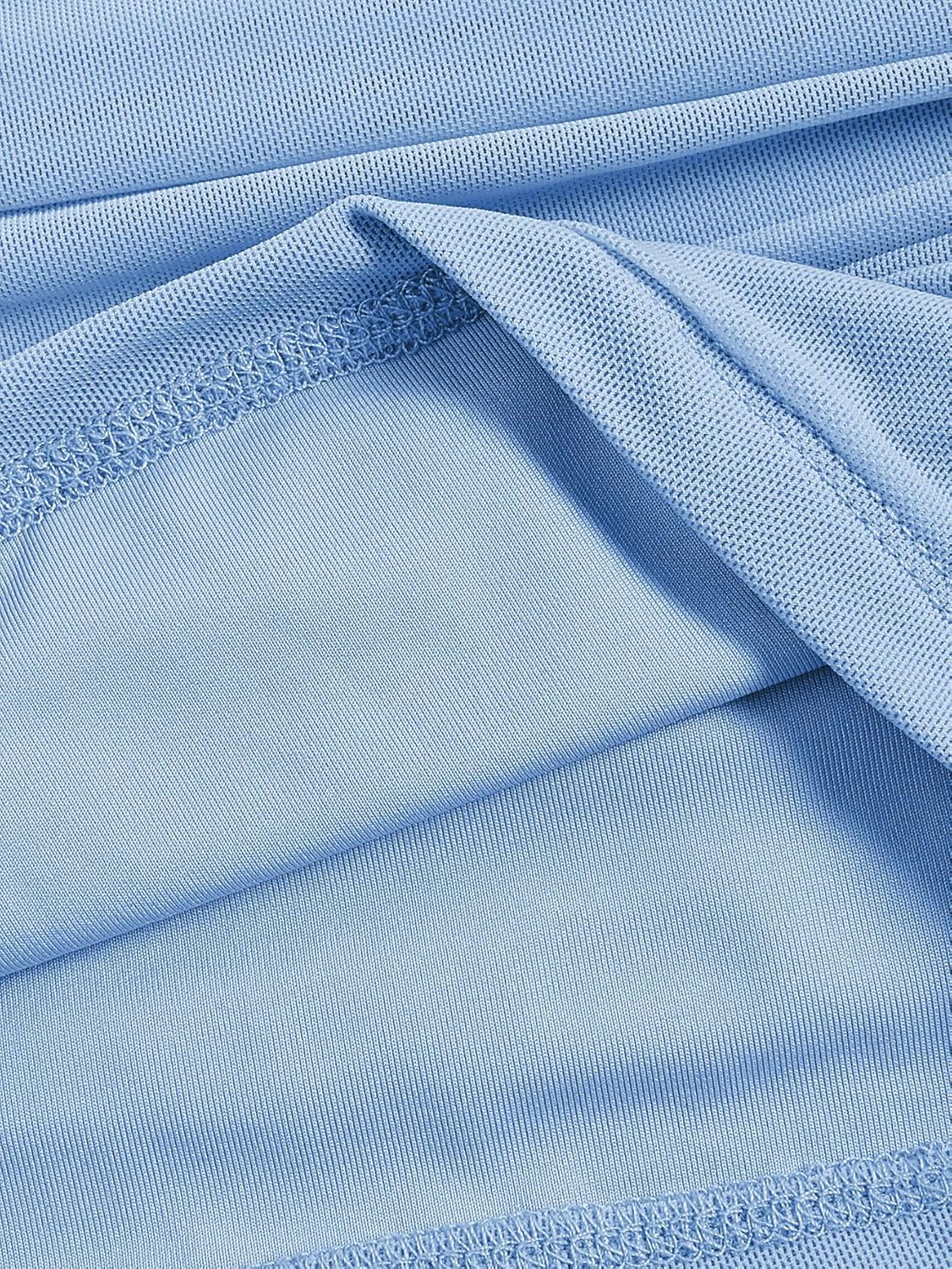 WDIRARA Girl's Square Neck Long Sleeve Ruched Bodycon Dress Casual Dresses - Image 4