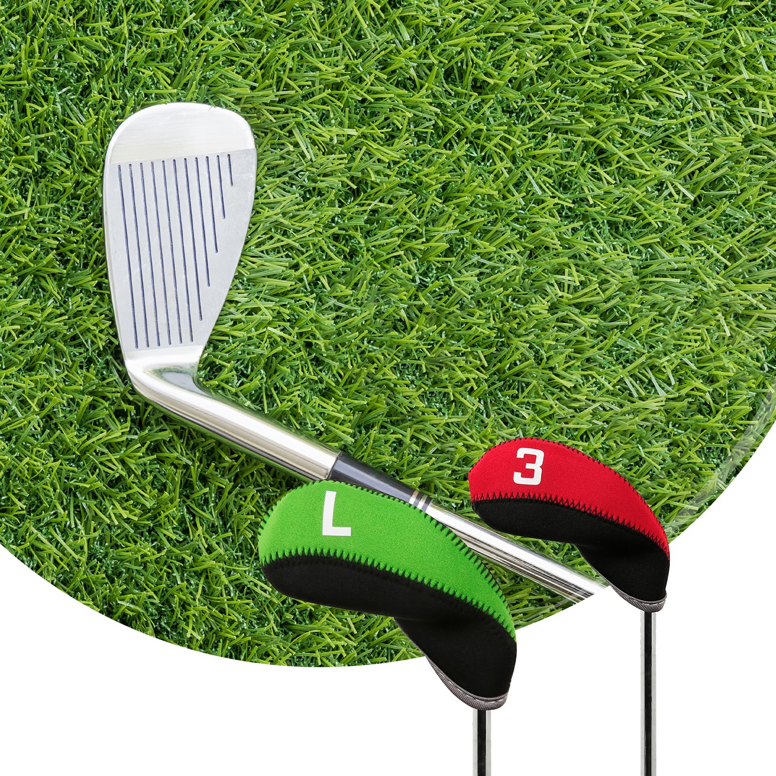 XIAOQENAN Golfs Head Protective for Driver Golfs Head Golfs Putter Protective Guard Golfs Iron Headcover Club