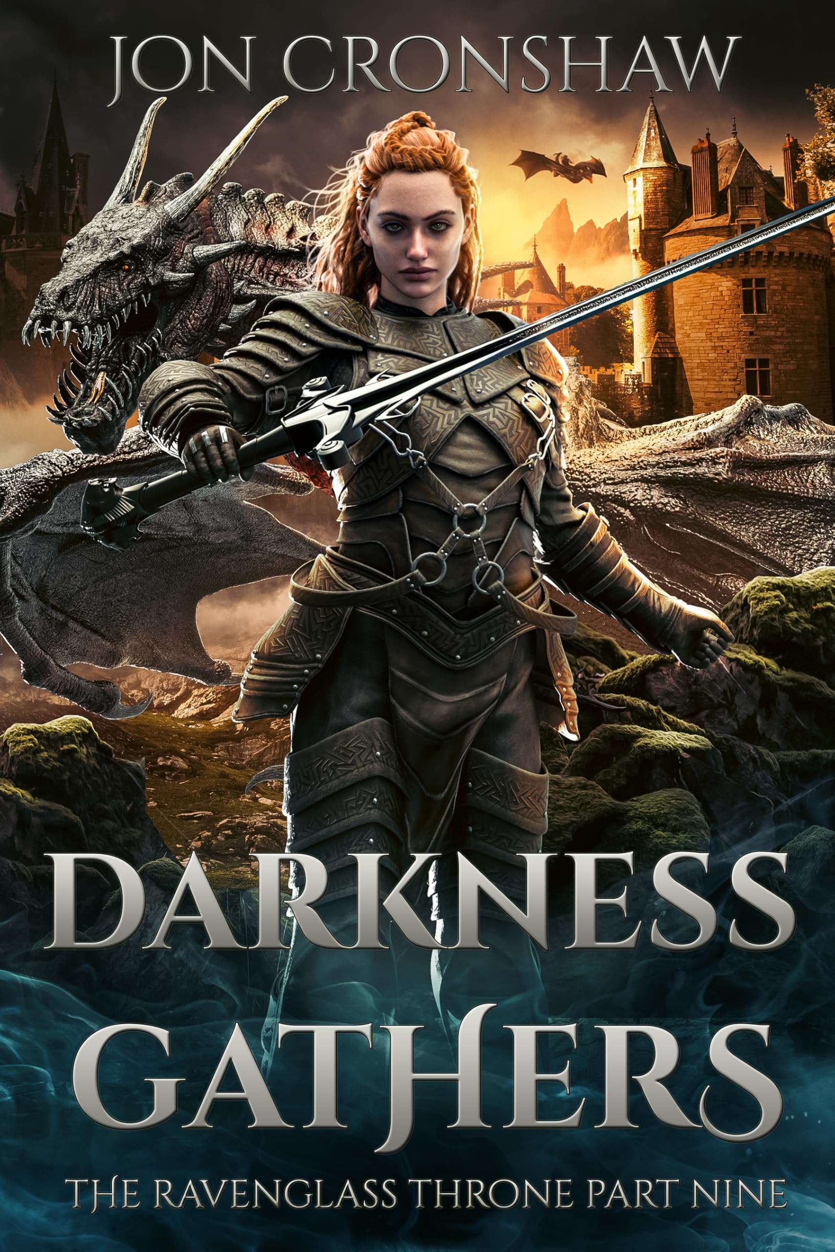 Darkness Gathers: Episode Nine of the Nobledark Fantasy Serial (The Ravenglass Throne Book 9)
