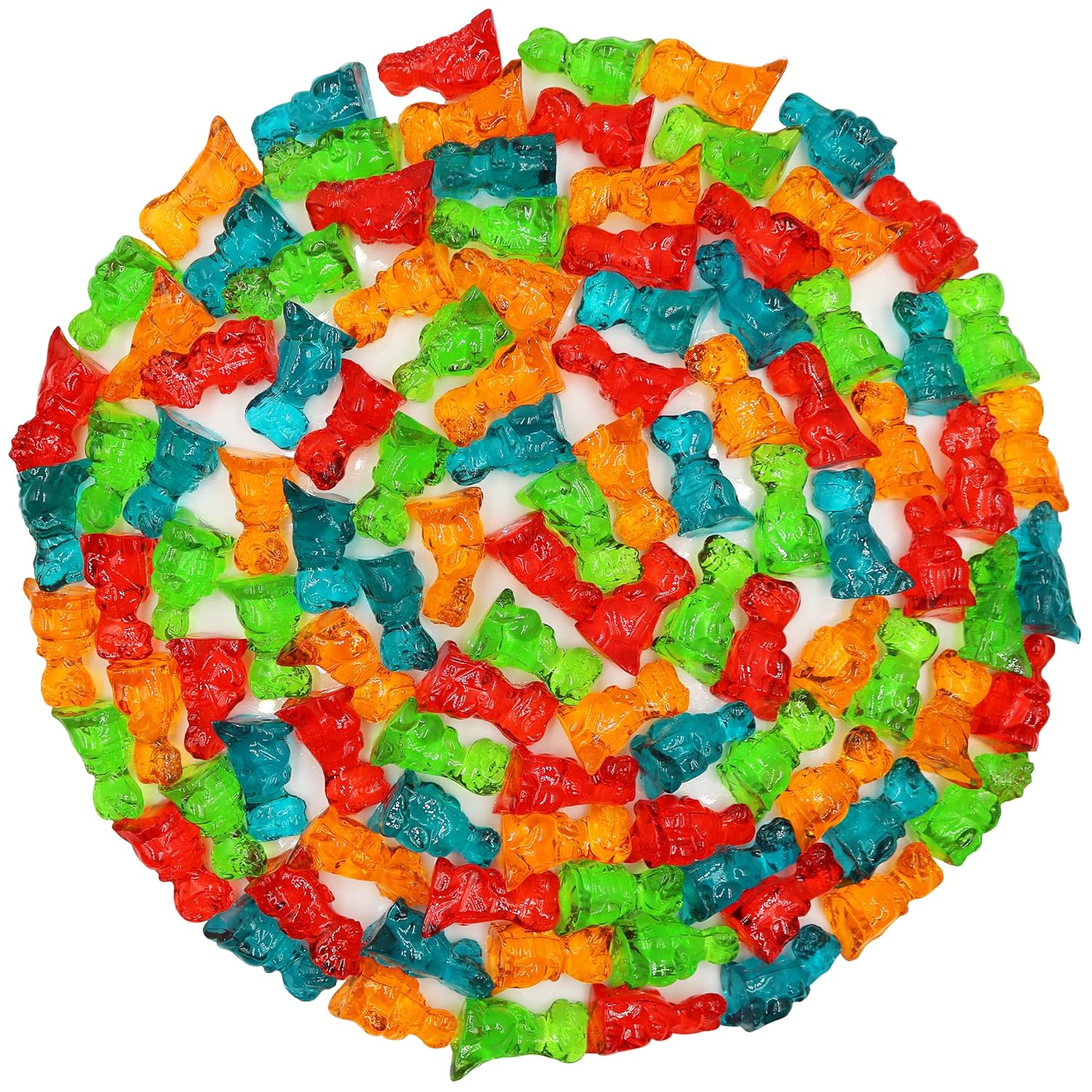 FirstChoiceCandy 3D Rainbow Juicy Gummy Candy (3D Dinosaur, 2 Pound (Pack of 1))