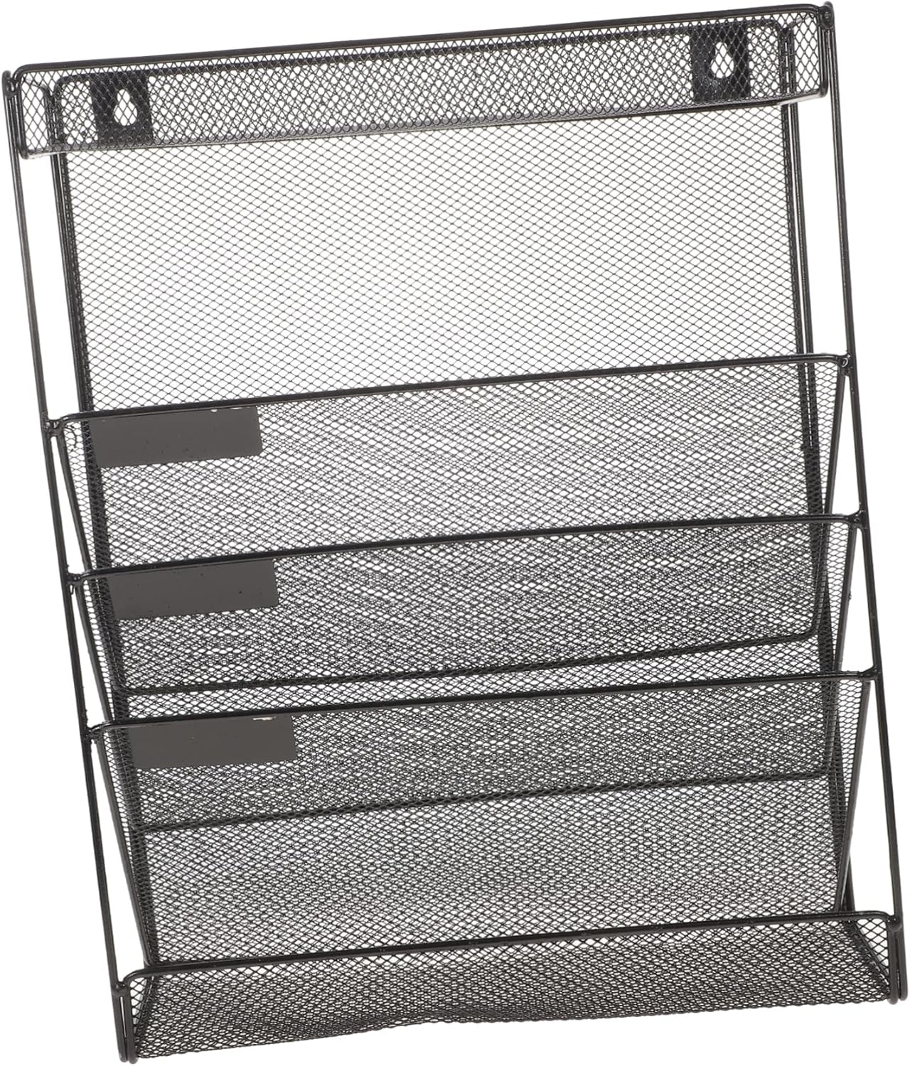 Office Wall File Holder Metal Magazine Organizer with for Home Office and School Construction for Document Organization and Desktop Clarity