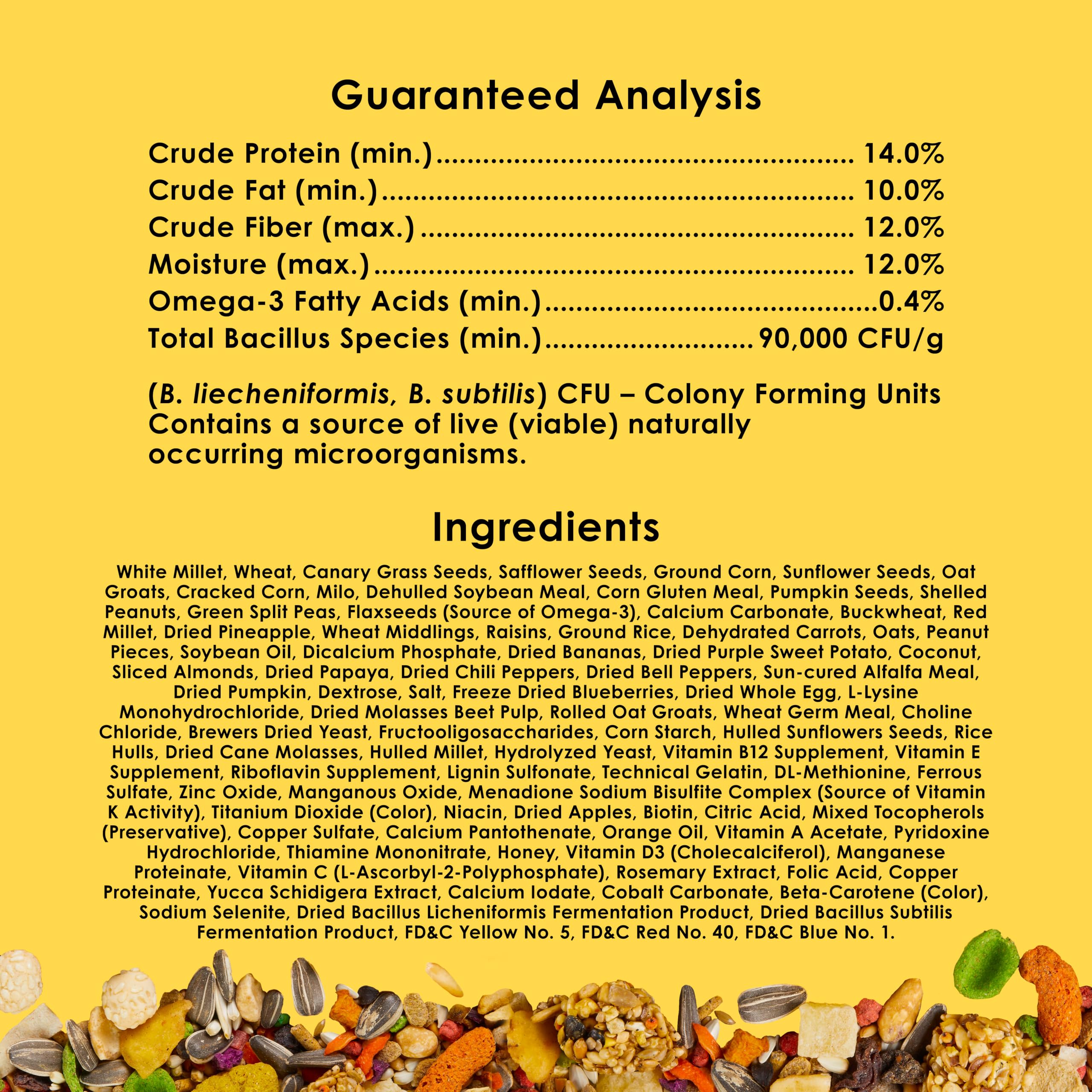 Kaytee Fiesta Gourmet Variety - Comida para pájaros para contenedores (1,27 kg)