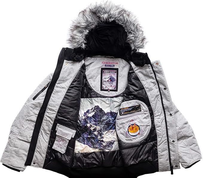 point zero duvet premium down coat