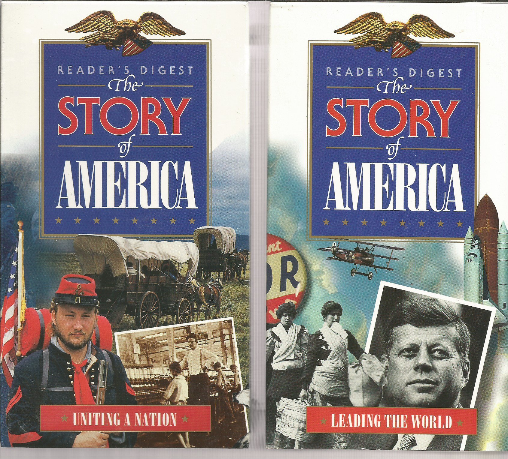 The Story of America: Estuche de 3 videos ideal para regalar a amantes de la historia.