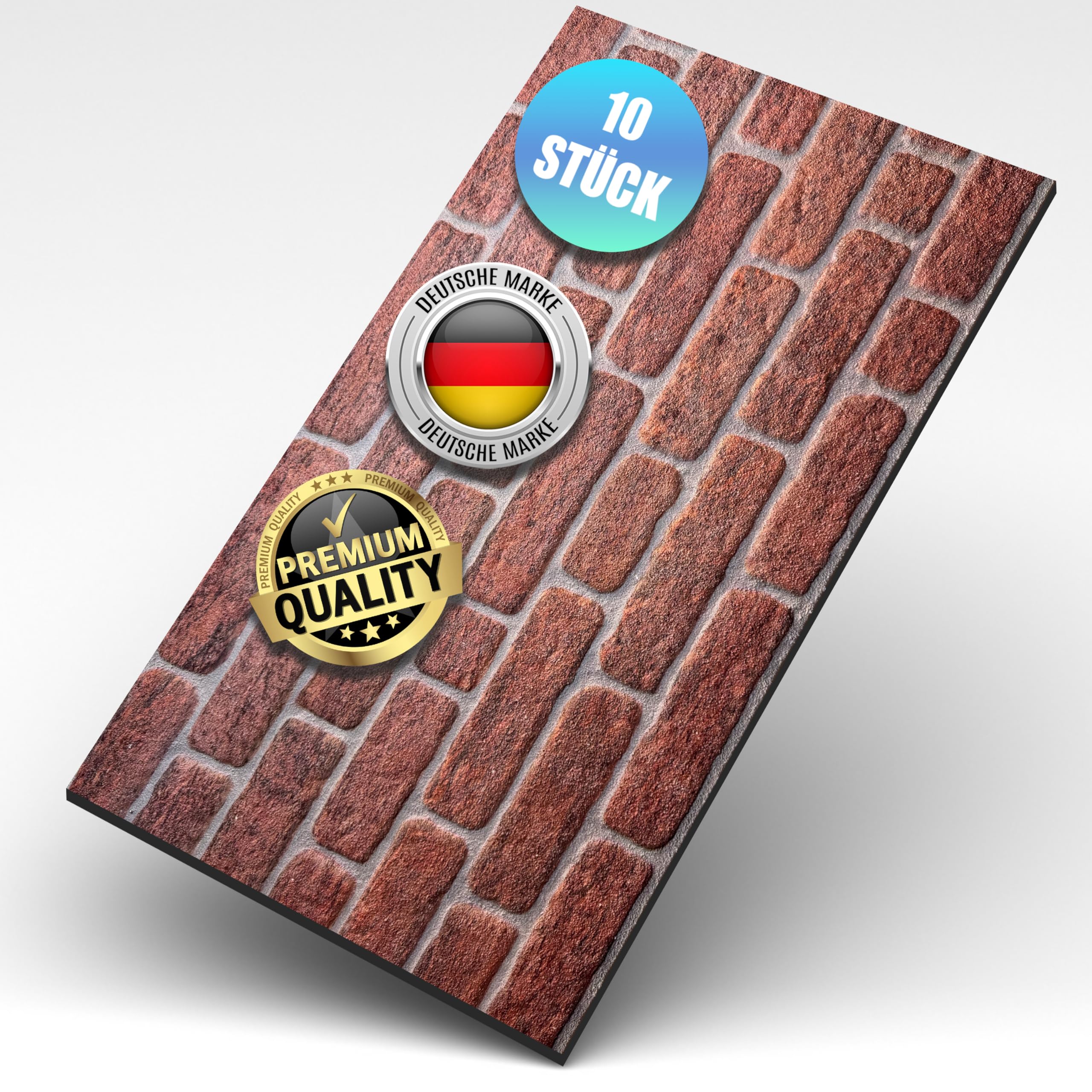 AS Country Stone® Wandverkleidung Steinoptik | 100x50x2 cm | 3D Effekt Wandpaneele Steinoptik für Küche und Wohnzimmer | Innen- und Außenbereich - Steinoptik Styropor - 3D Wandpaneele | 10 Stück |