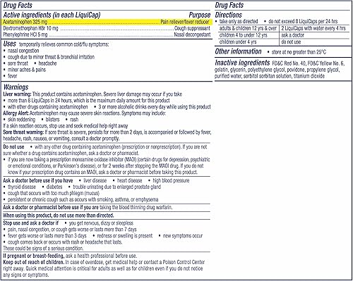 Miniatura 2 de Alivio nocturno de la gripe resfríos y tos Vicks NyQuil 2390001444 1 1