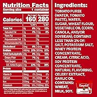 Vista 3 de Campbell's Sopa cremosa de tomate, cuenco para microondas de 15.4 onzas (paquete de 8)