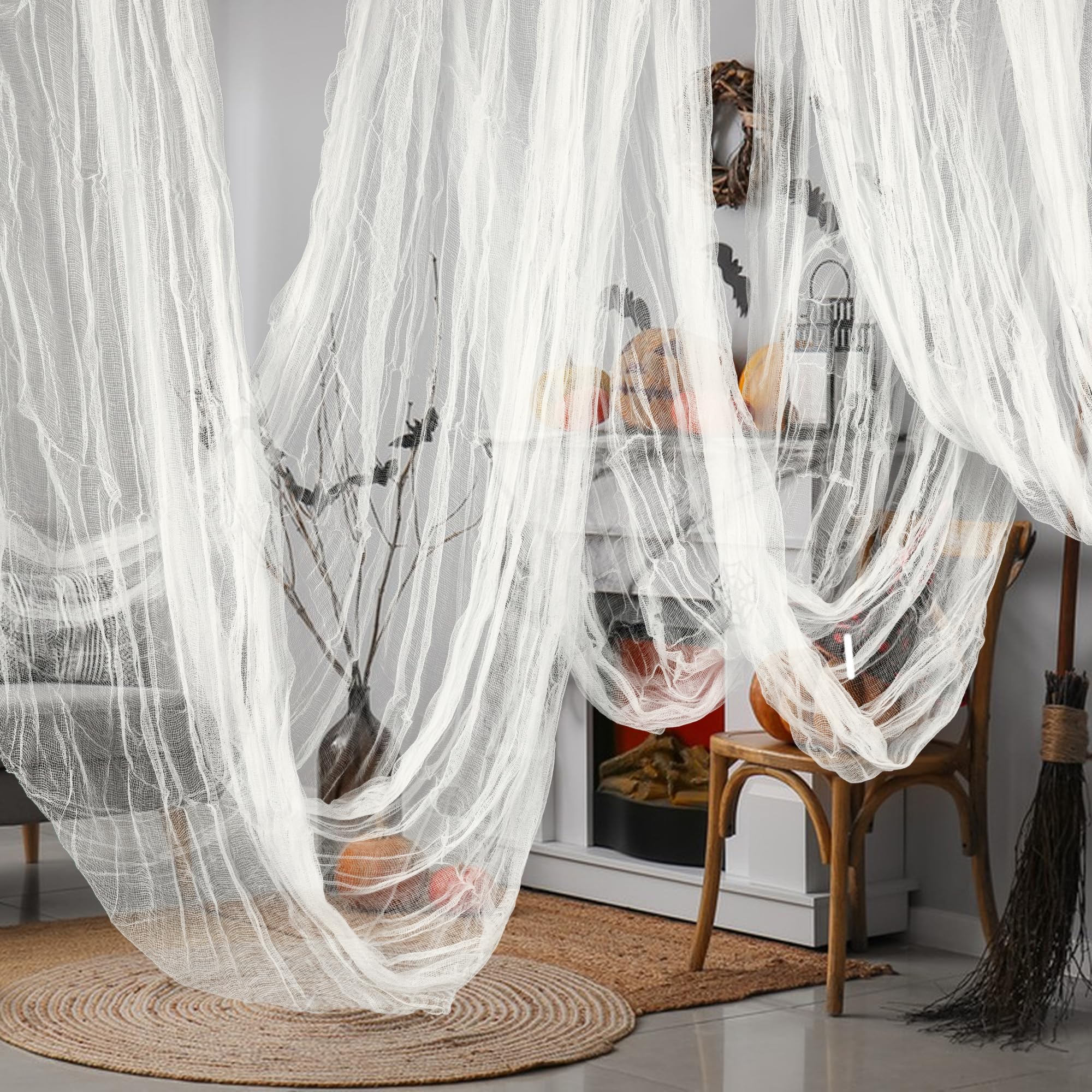 Amazon.com : Watayo 300 x 80 Inch Halloween Creepy Cloth, White