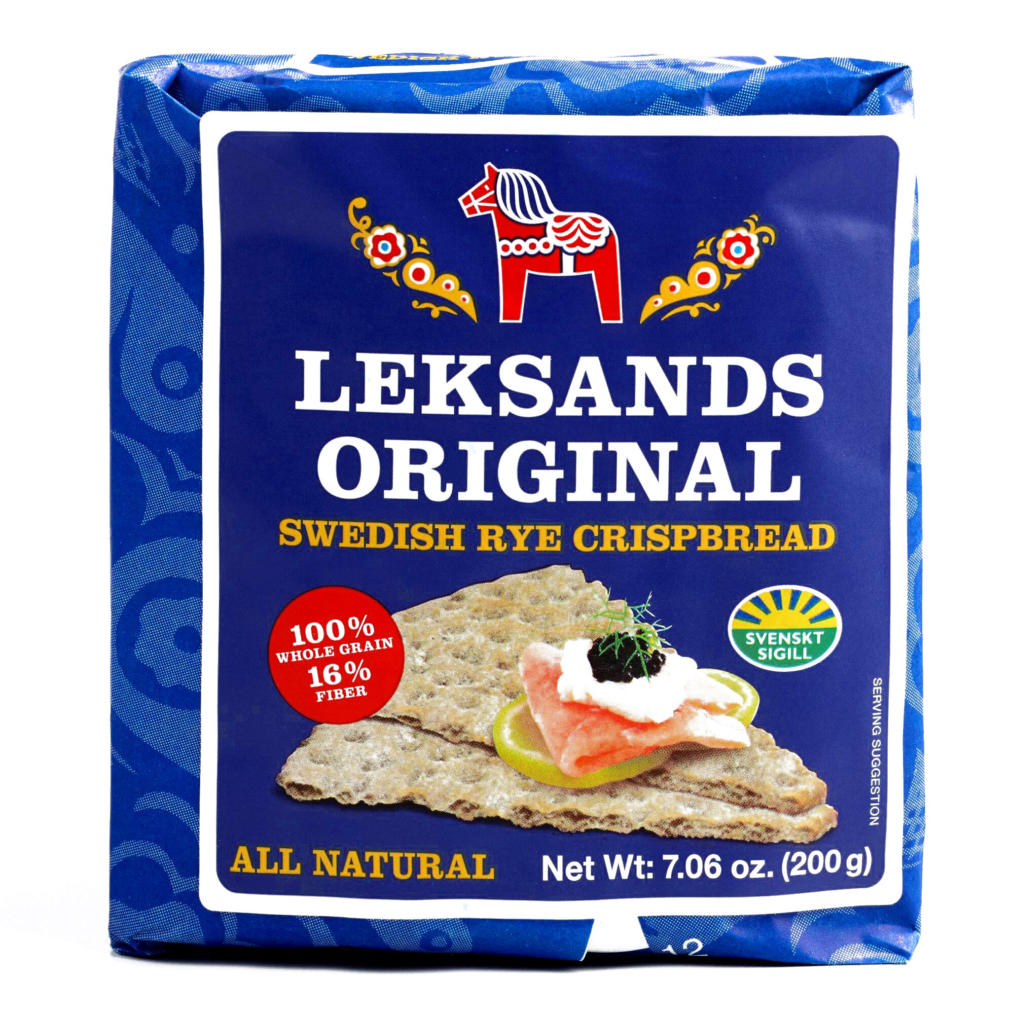 Leksands Original Triangle Crispbread 7.05 oz each (2 Items Per Order)