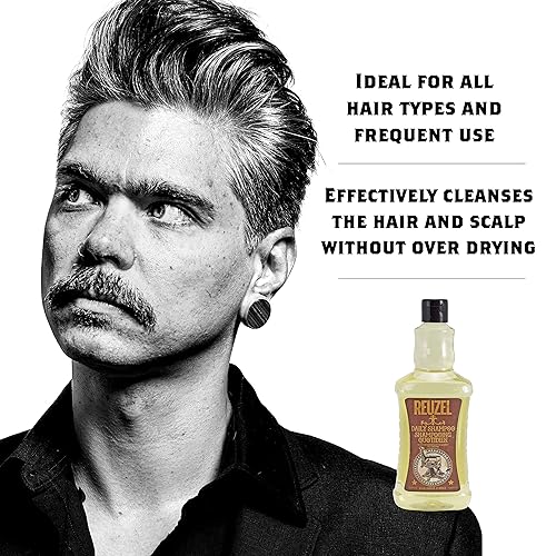 Miniatura 2 de Champú diario Reuzel - Limpia el cabello y el cuero cabelludo - Ideal para todo tipo de cabello y uso frecuente - Equilibrado para un excelente