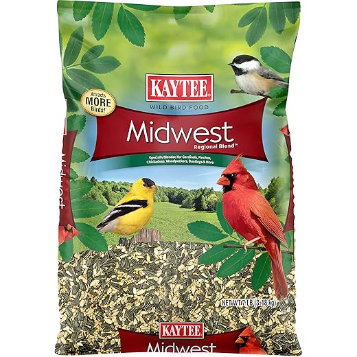 Kaytee Midwest Regional Wild Bird Food, 7 Pound