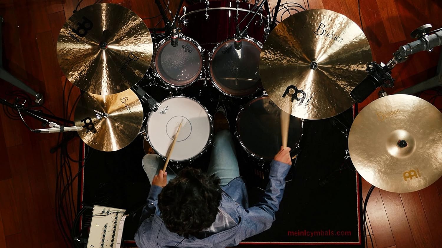 Byzance 22" Traditional Medium Ride — MADE IN TURKEY — Hand Hammered B20 Bronze, 2-YEAR WARRANTY