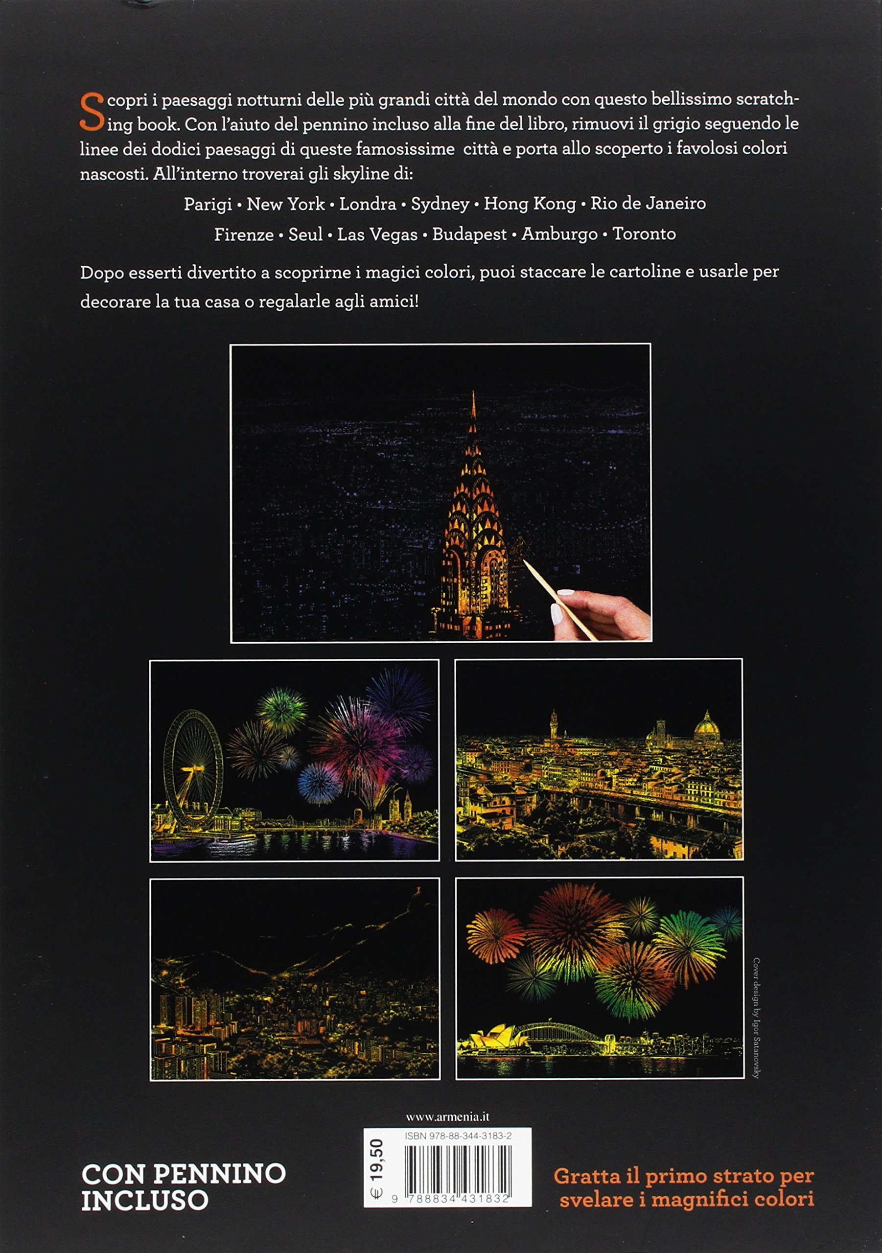 Città da scoprire. Scratch-off art therapy. Con gadget