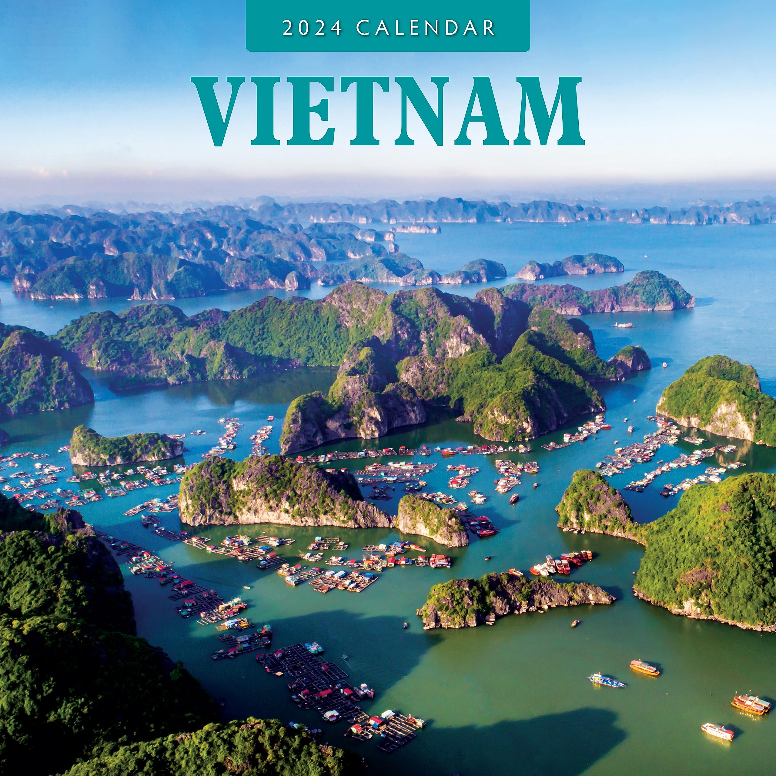 Vietnam - 2024 Square Wall Calendar - by Red Robin Publishing